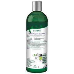 Vet’s Best Hypo-Allergenic Dog Shampoo showing the back label.