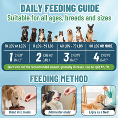 VICSOM Dog Allergy Chews are chicken flavored for a chewable supplement routine.