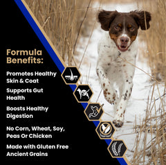 VICTOR Sensitive Skin & Stomach dog food shown from the side.