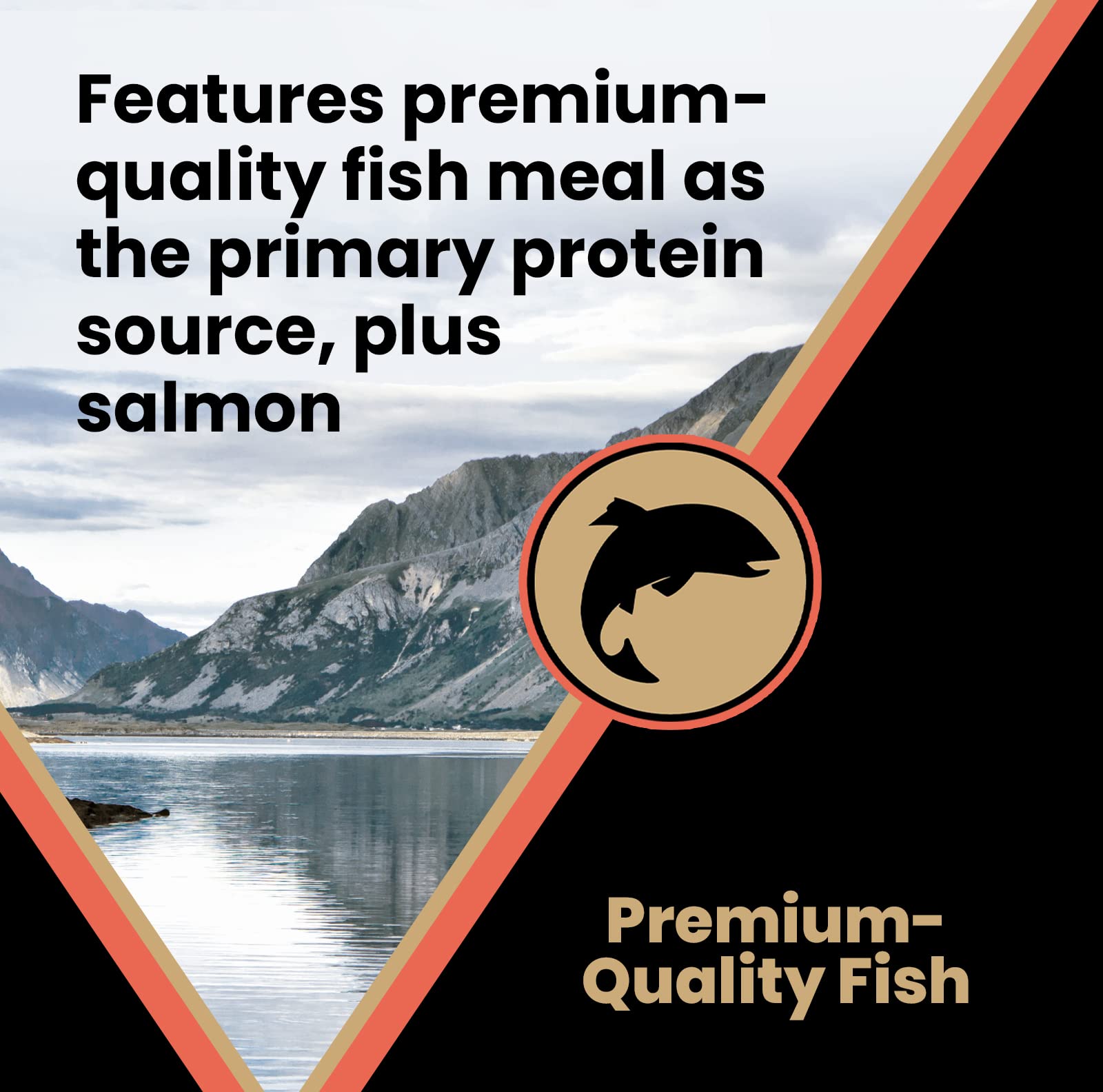 VICTOR Yukon River Canine dog food nutrition information on the bag label.
