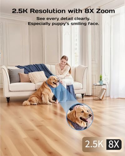 VIMTAG indoor camera pan-and-tilt head shown at a different viewing angle.