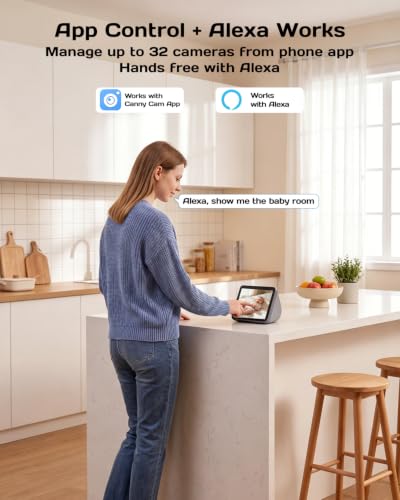VIMTAG indoor camera shown in a wall or ceiling mounting setup.