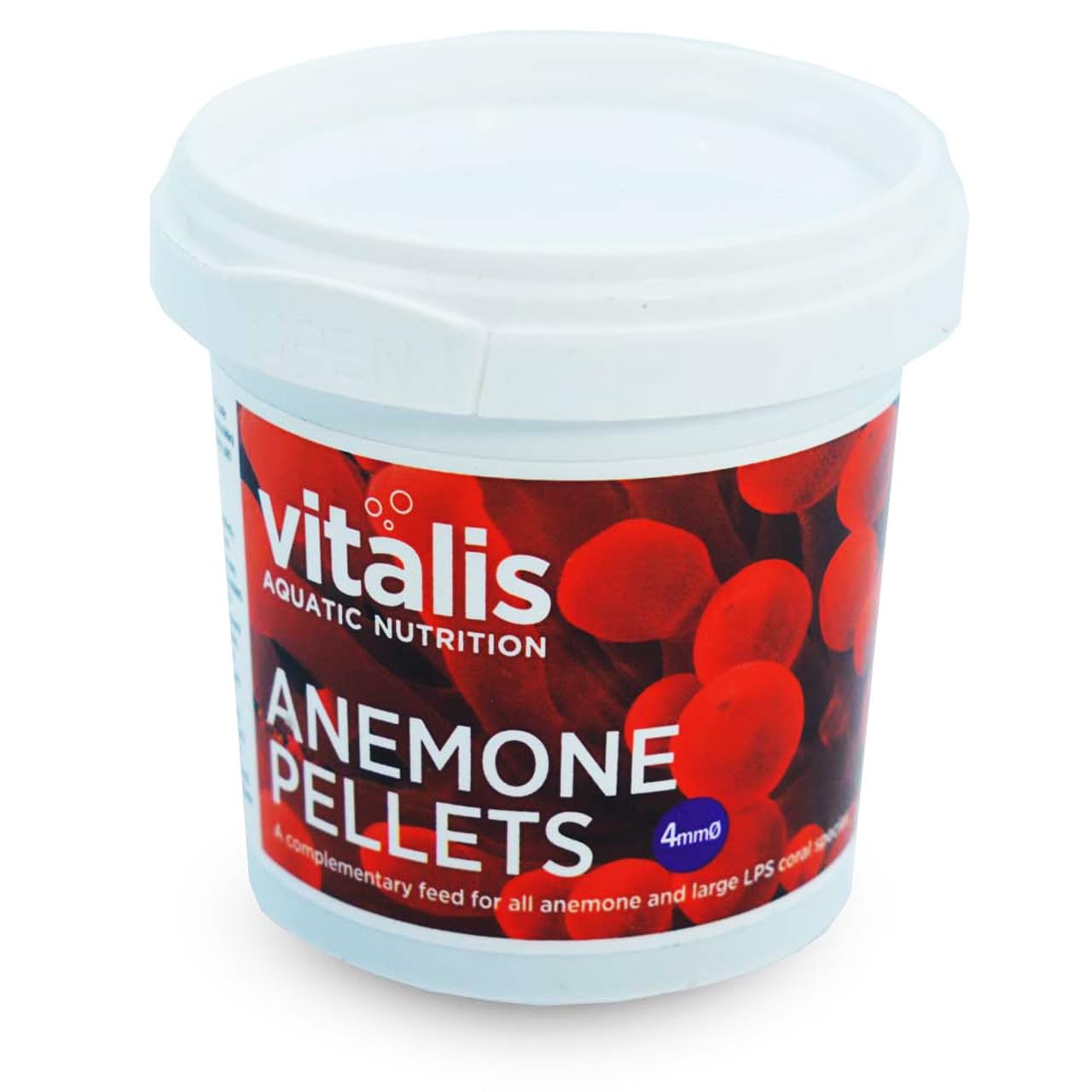 Vitalis Marine Anemone Pellets shown from the front.