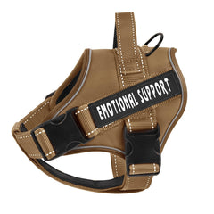 VOOPET emotional support dog harness shown from the front.