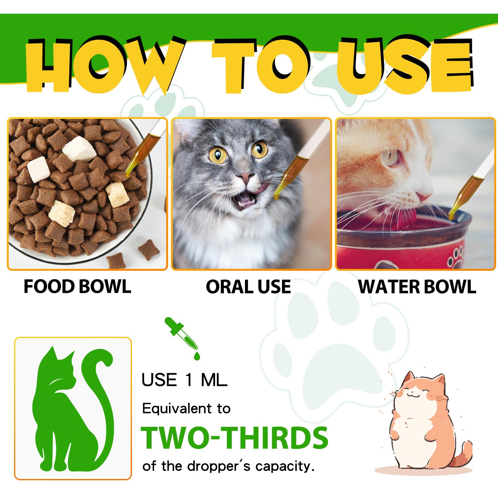 VOSIFSDIY Cat Constipation Relief being added to cat food.