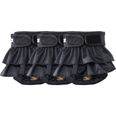 VUNCESSIN female dog diaper shown from the front with its skirt-style shape.