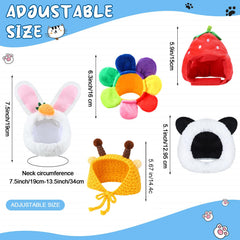 Weewooday bee pet hat shown in a close view of its design.