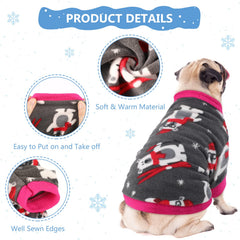 Weewooday dog sweater showing its simple slip-on design.