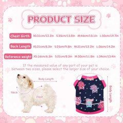 Weewooday dog sweaters showing a variety of seasonal and cartoon patterns.