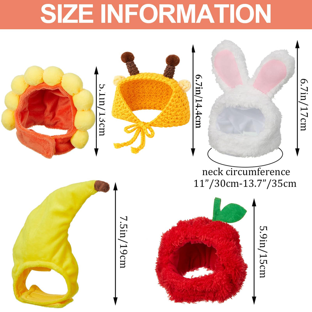 Weewooday pet hat featuring a banana design for themed photos.