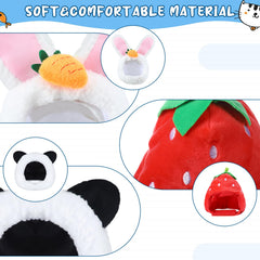 Weewooday rabbit pet hat shown as one of the costume designs.