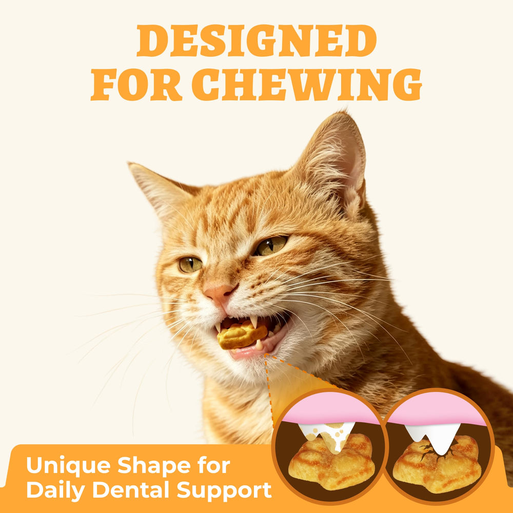 Wellix cat treats with salmon oil included in the formula.