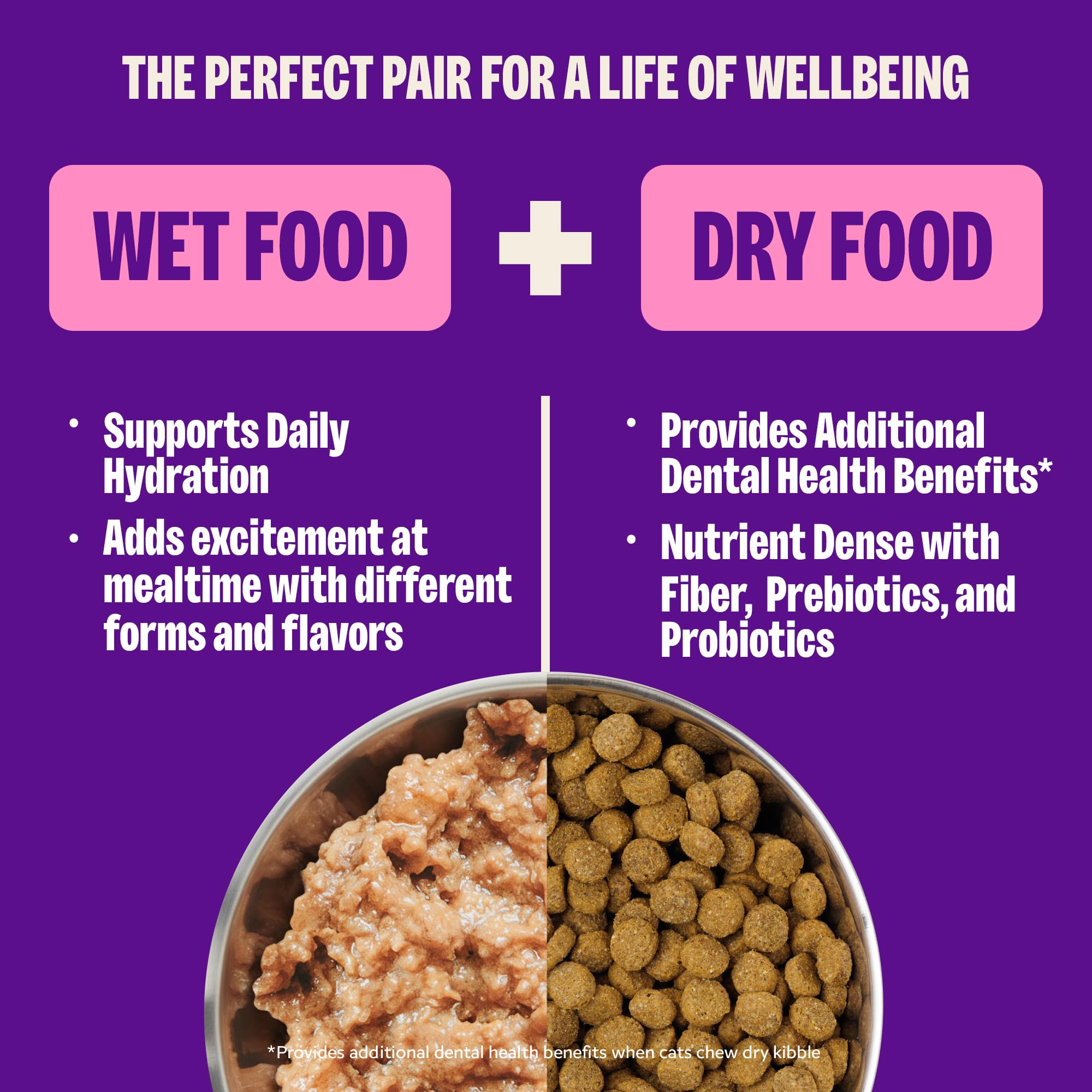 Wellness Complete Health Gravies adult cat food packaging showing the ingredient information.