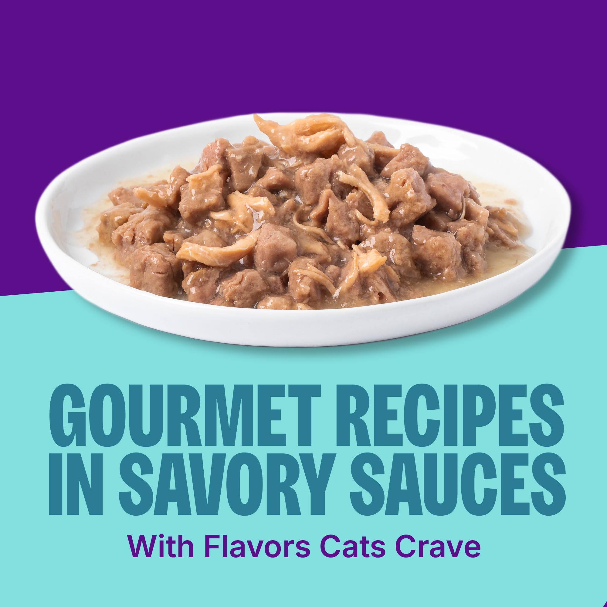Wellness CORE flaked cat food can with its recipe label in view.