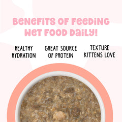 Weruva B.F.F. kitten food featuring tuna and salmon.