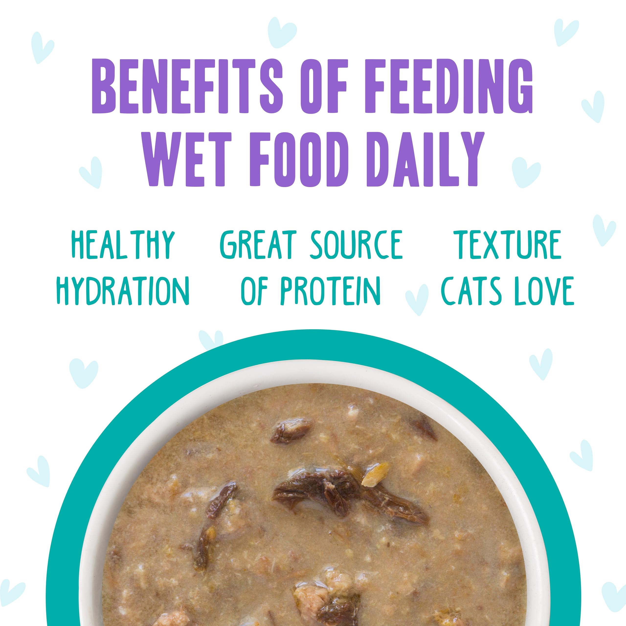 Weruva B.F.F. OMG cat food with its ingredient information in focus.