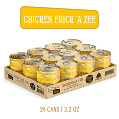 Weruva Chicken Frick 'A Zee cat food featuring shredded chicken.