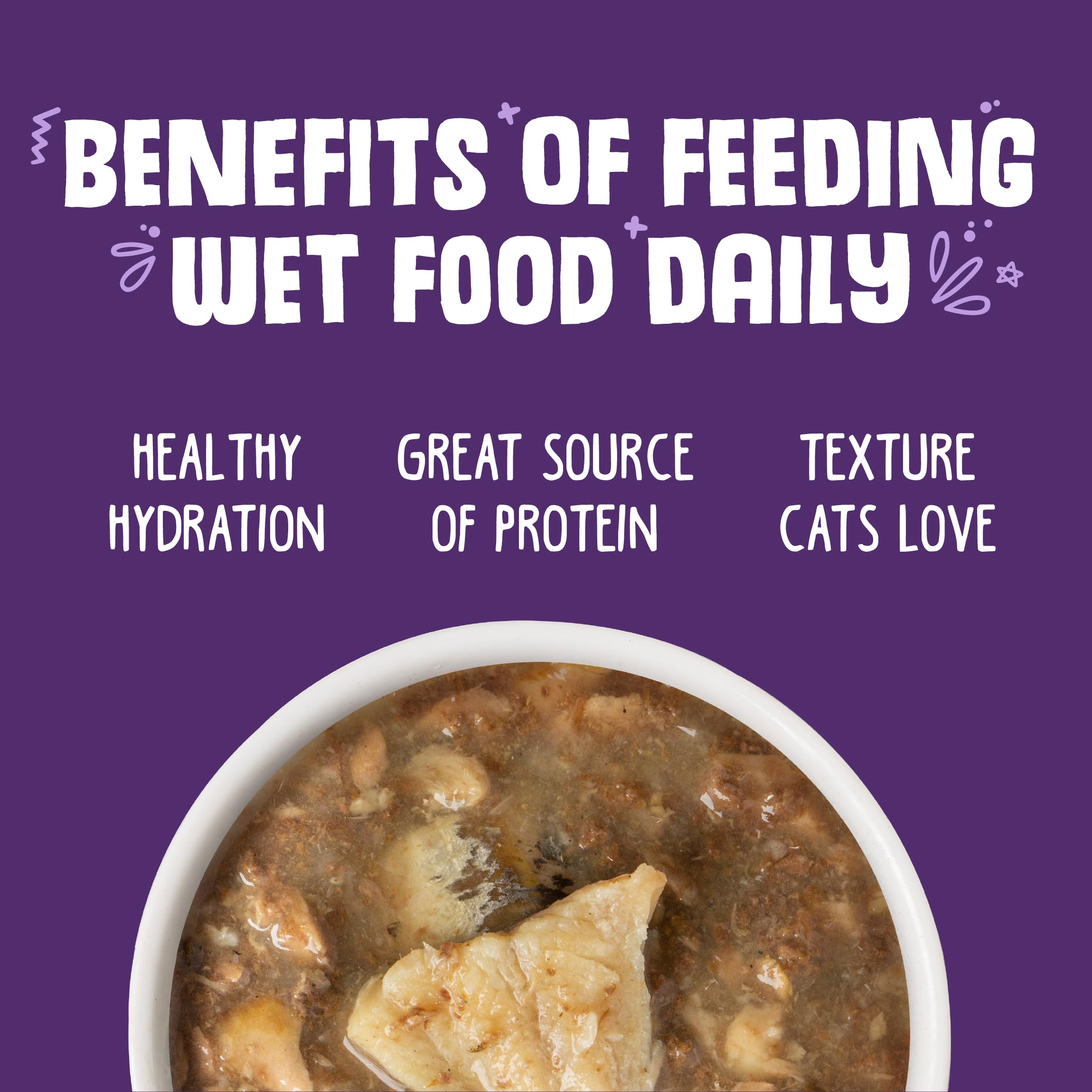 Weruva Classic cat food can label and product details.