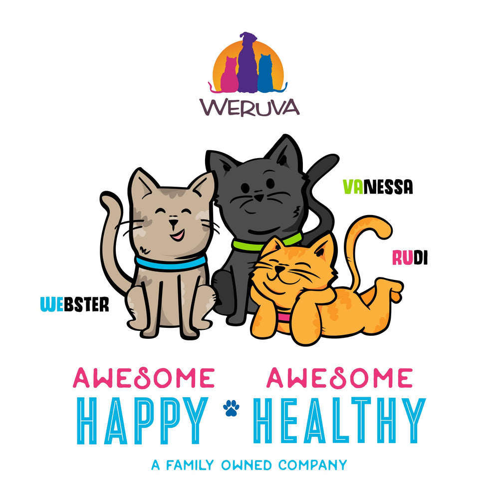 Weruva Classic cat food lineup featuring the Asian Fusion recipe.