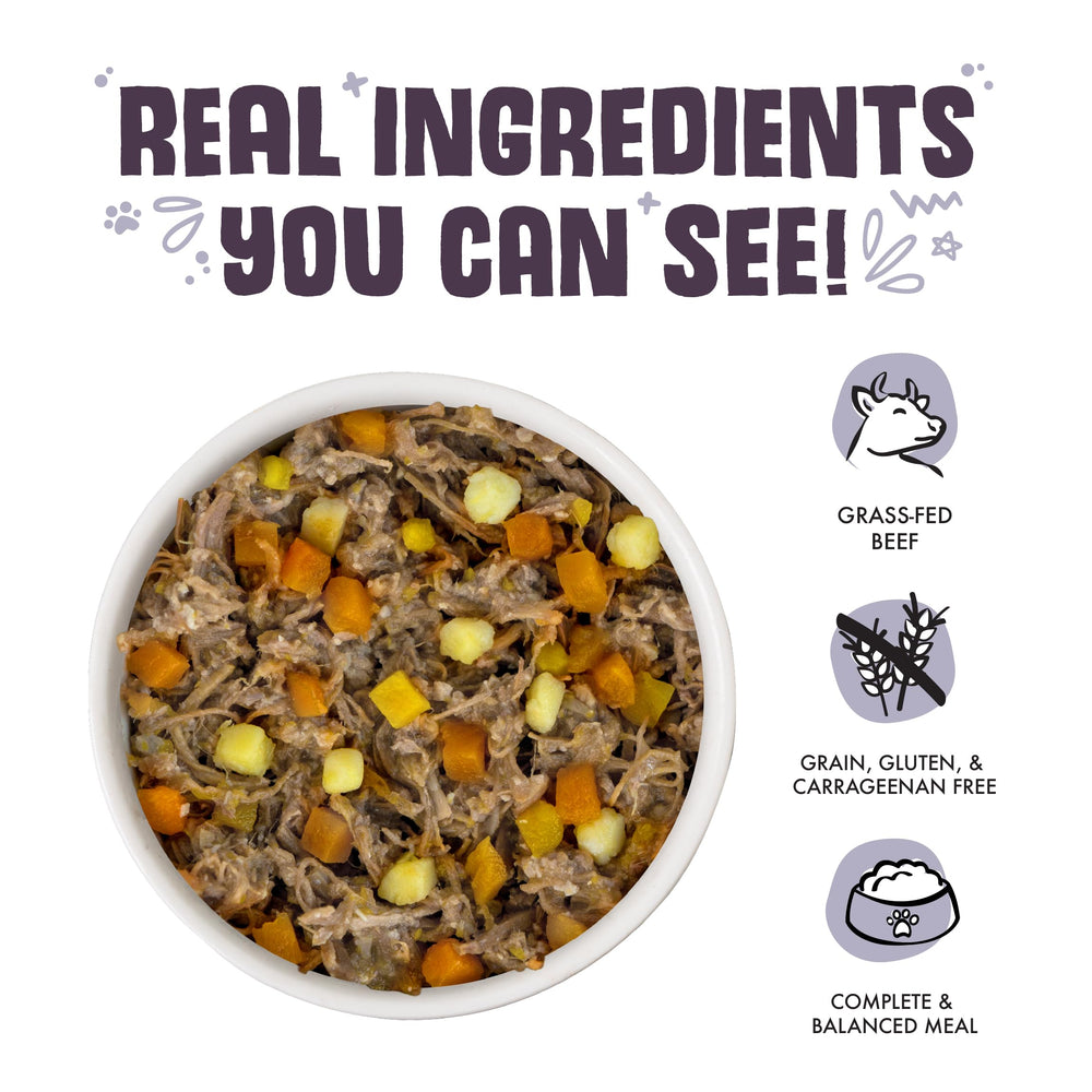 Weruva Classic dog food gravy shown in a close-up.