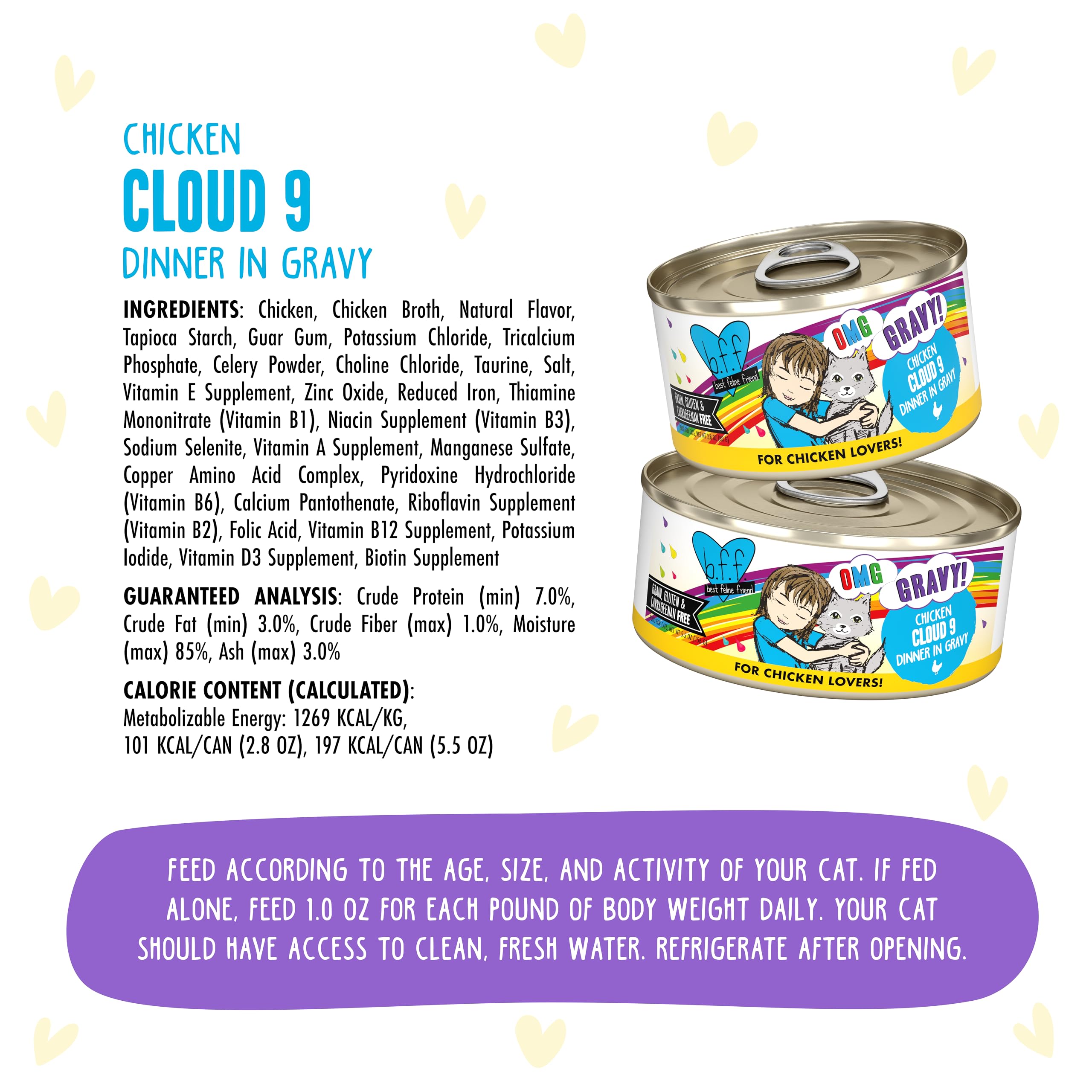Weruva Chicken Cloud 9 cat food showing its served chicken-and-gravy texture.