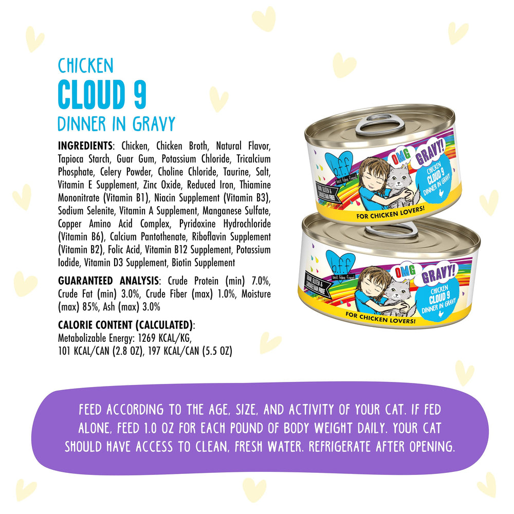 Weruva Chicken Cloud 9 cat food showing its served chicken-and-gravy texture.