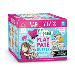 Weruva B.F.F. Play Paté Buffet variety pack shown from the front.