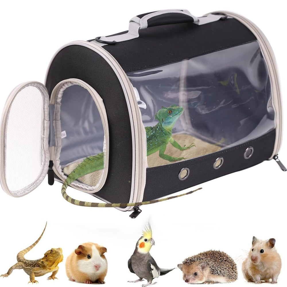 WEVONIGU pet carrier backpack with its clear front viewing window.