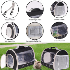 WEVONIGU pet carrier backpack with its side mesh door visible.