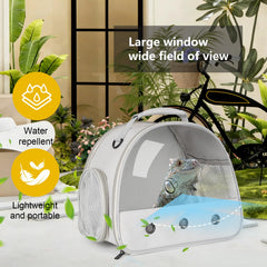 WEVONIGU small animal carrier with three front ventilation vents.