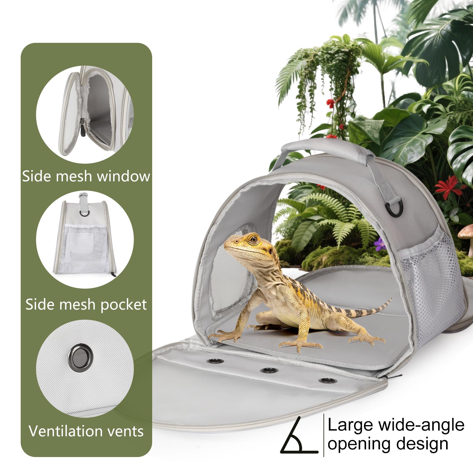 WEVONIGU small animal carrier set with a soft mat and washable support mat.