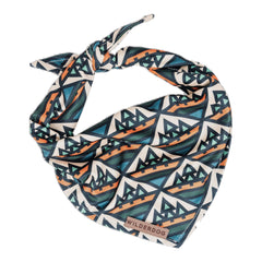Wilderdog dog bandana shown from the front in the Camp style.