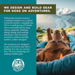 Wilderdog dog bandana showing its overall fabric shape.