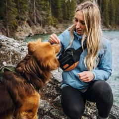 Wilderdog Utility Fanny Pack with its adjustable strap extended.