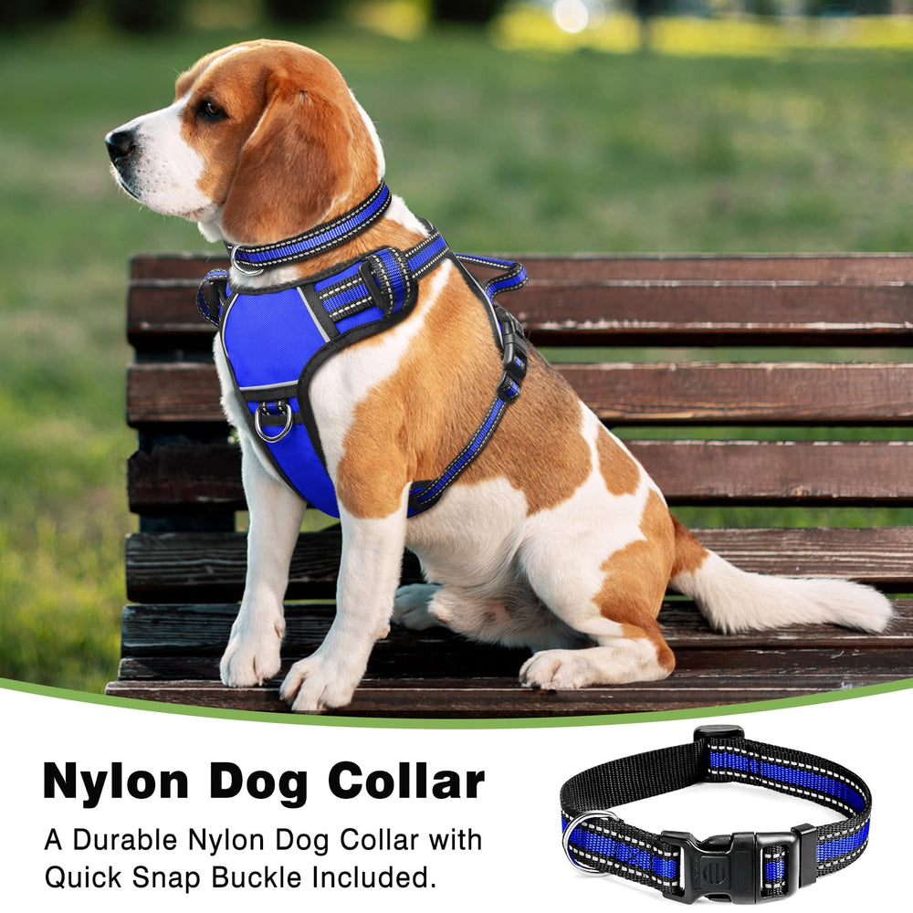 WINSEE dog harness back handle shown in detail.