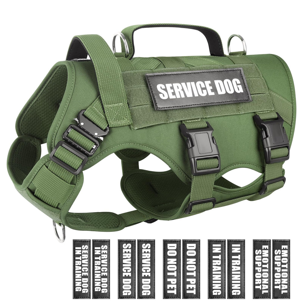 WINSEE dog harness shown from the front with its vest shape and fastening points.