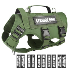 WINSEE dog harness shown from the front with its vest shape and fastening points.