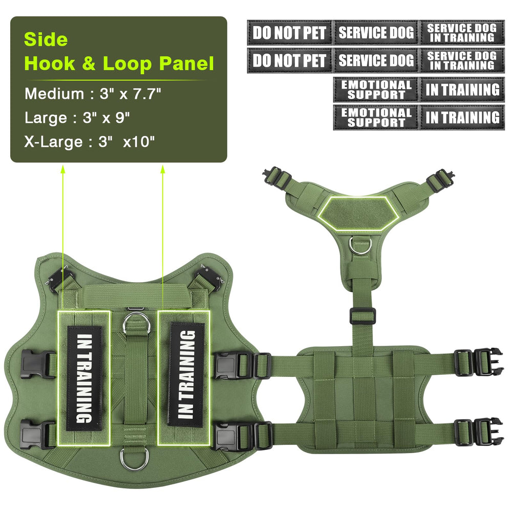 WINSEE dog harness detail showing the padded handles and breathable mesh.