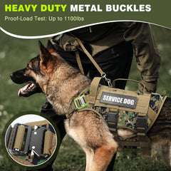 WINSEE dog harness with its included set of service and training patches.