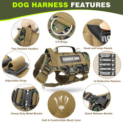 WINSEE dog harness close-up of its stainless steel leash attachment rings.