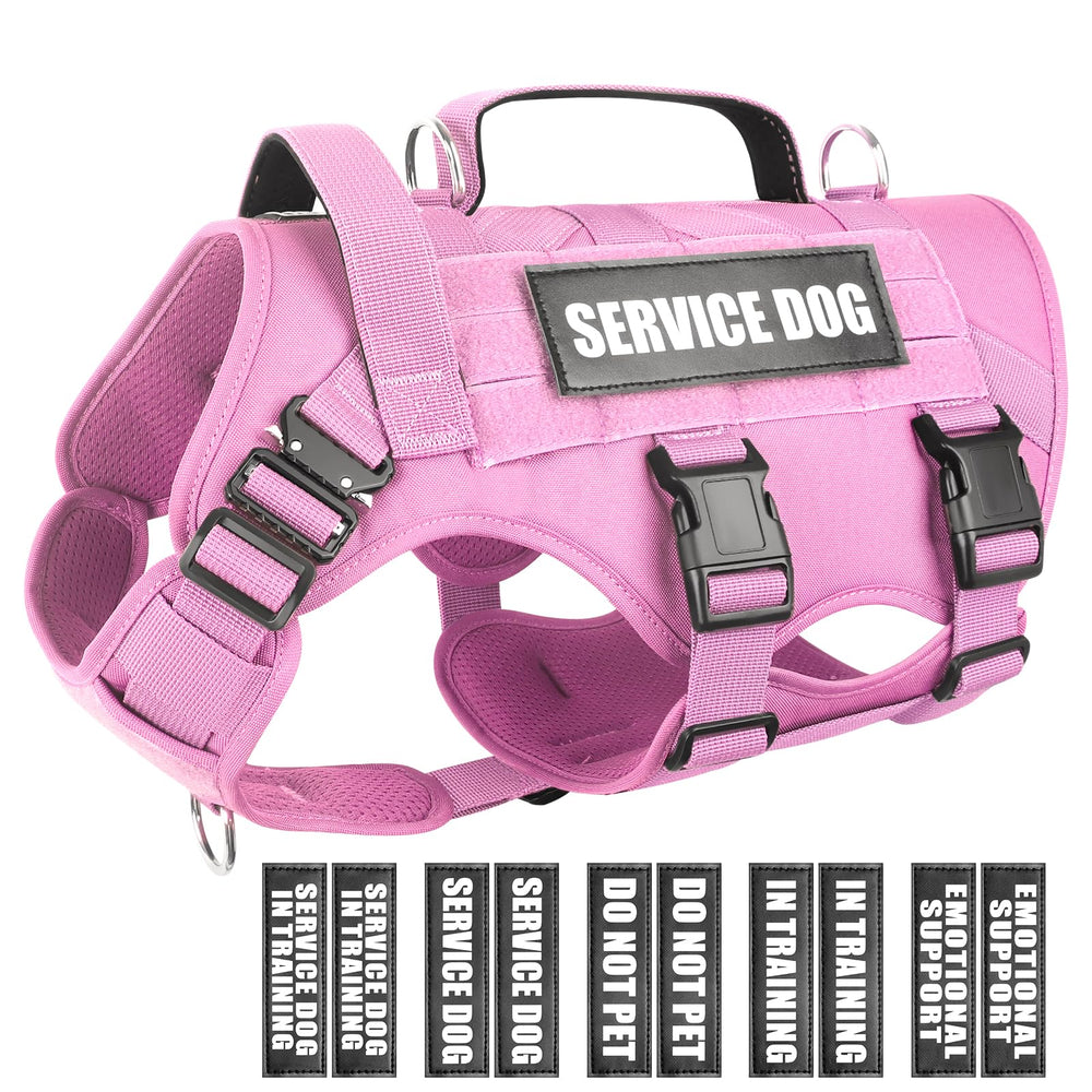 WINSEE Service Dog Vest Harness shown from the front.