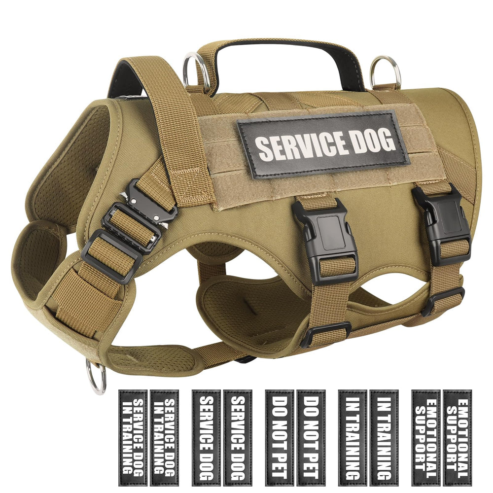 WINSEE Service Dog Vest Harness shown from the front with its working vest design.