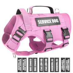 WINSEE service dog vest harness shown from the front.