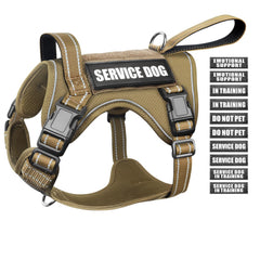 WINSEE tactical dog harness shown from the front.