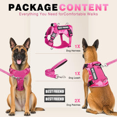 WINSEE tactical dog harness shown from a side angle to show its vest shape.