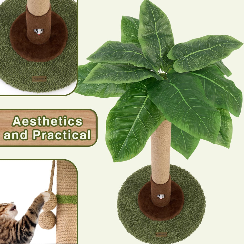 Woochpet Cat Scratching Post viewed from the front.