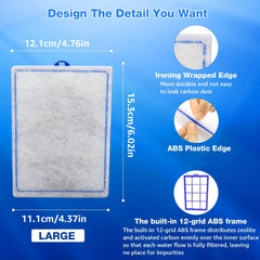XBBWMRS large aquarium filter cartridge close-up showing its double-sided mesh.