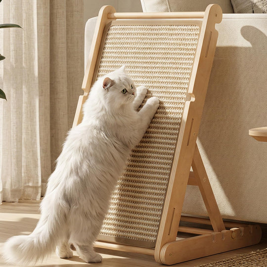 XiaZ cat scratcher shown as a complete adjustable sisal scratching board.