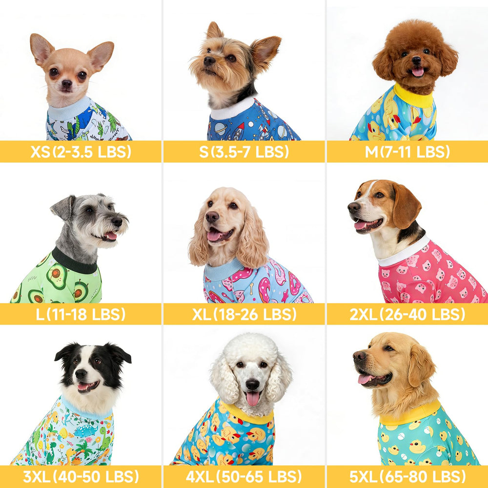 XPUDAC dog pajamas presented as sleepwear for a pet.