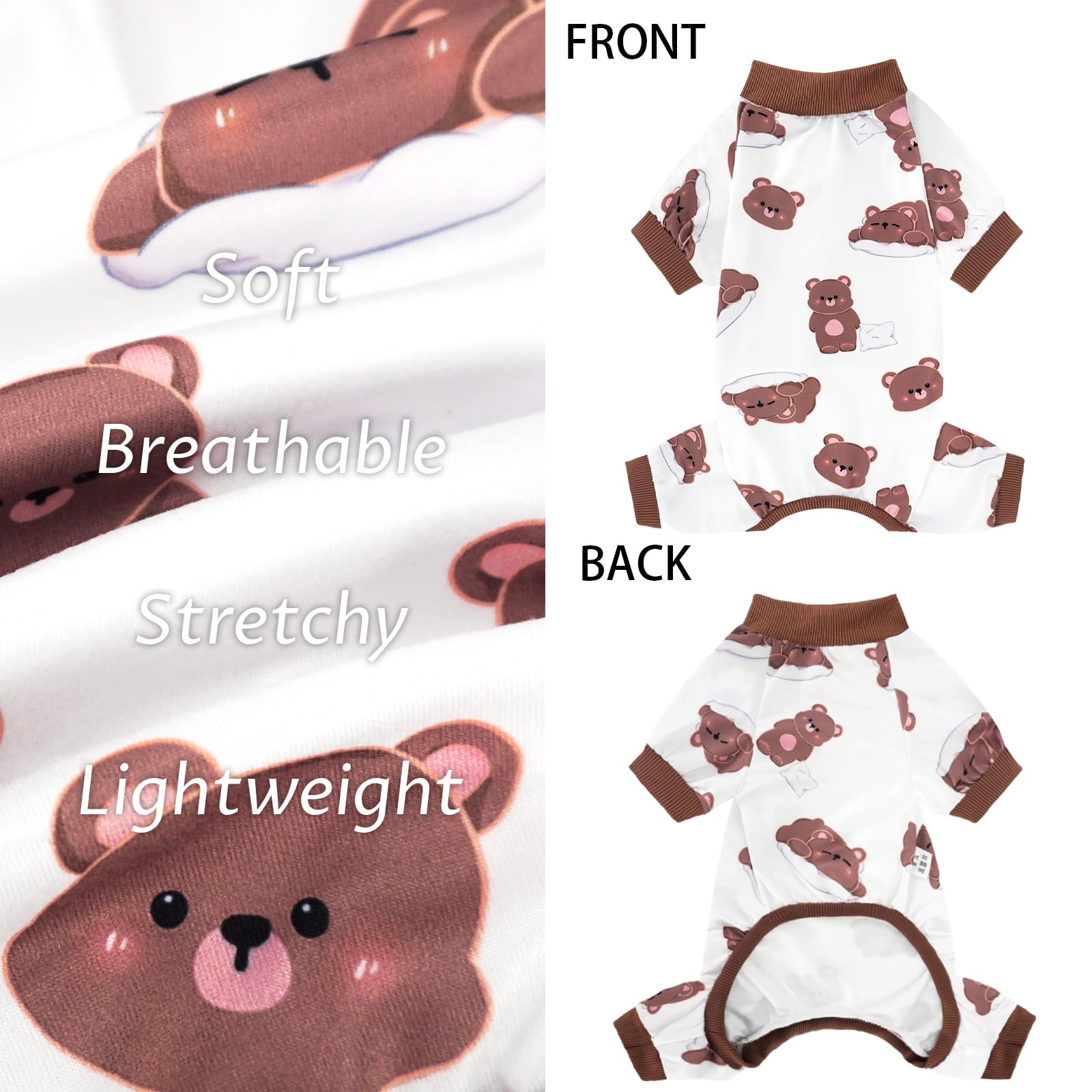 XPUDAC dog pajamas shown as an option for daily walks.